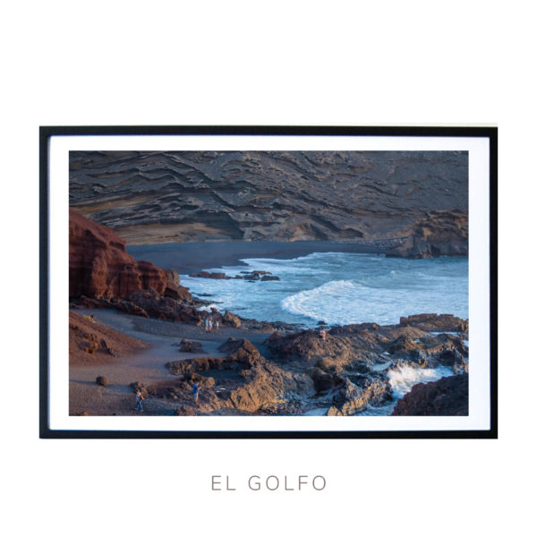 El Golfo beach in Lazarotti Canary Islands Fine art Piece